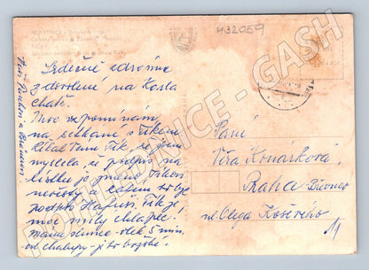 Pohlednice Rokytnice v Orlických horách Říčky zima (M32059)