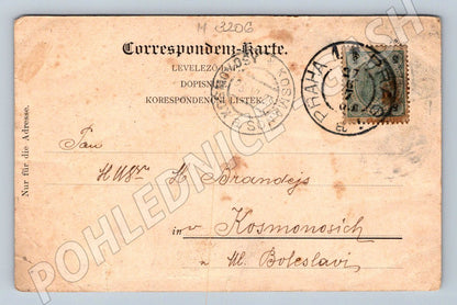 Pohlednice voják Rakousko Uhersko 1903 etno (M3206)
