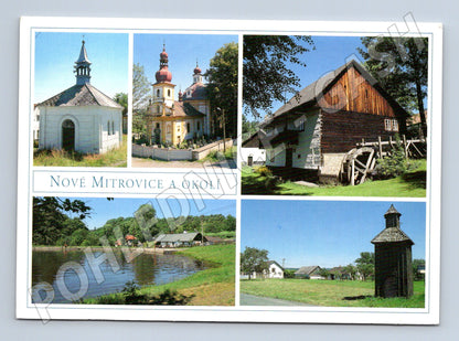 Pohlednice Nové Mitrovice a okolí multi-view (M32065)