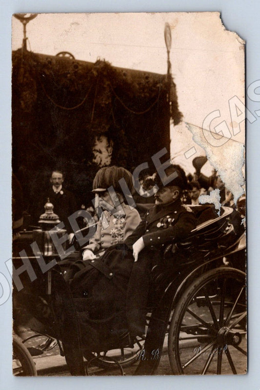 Pohlednice kočár s František Josef I.  (M3208)