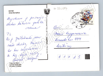 Pohlednice Kdyňě různé pohledy 1993 (M32089)