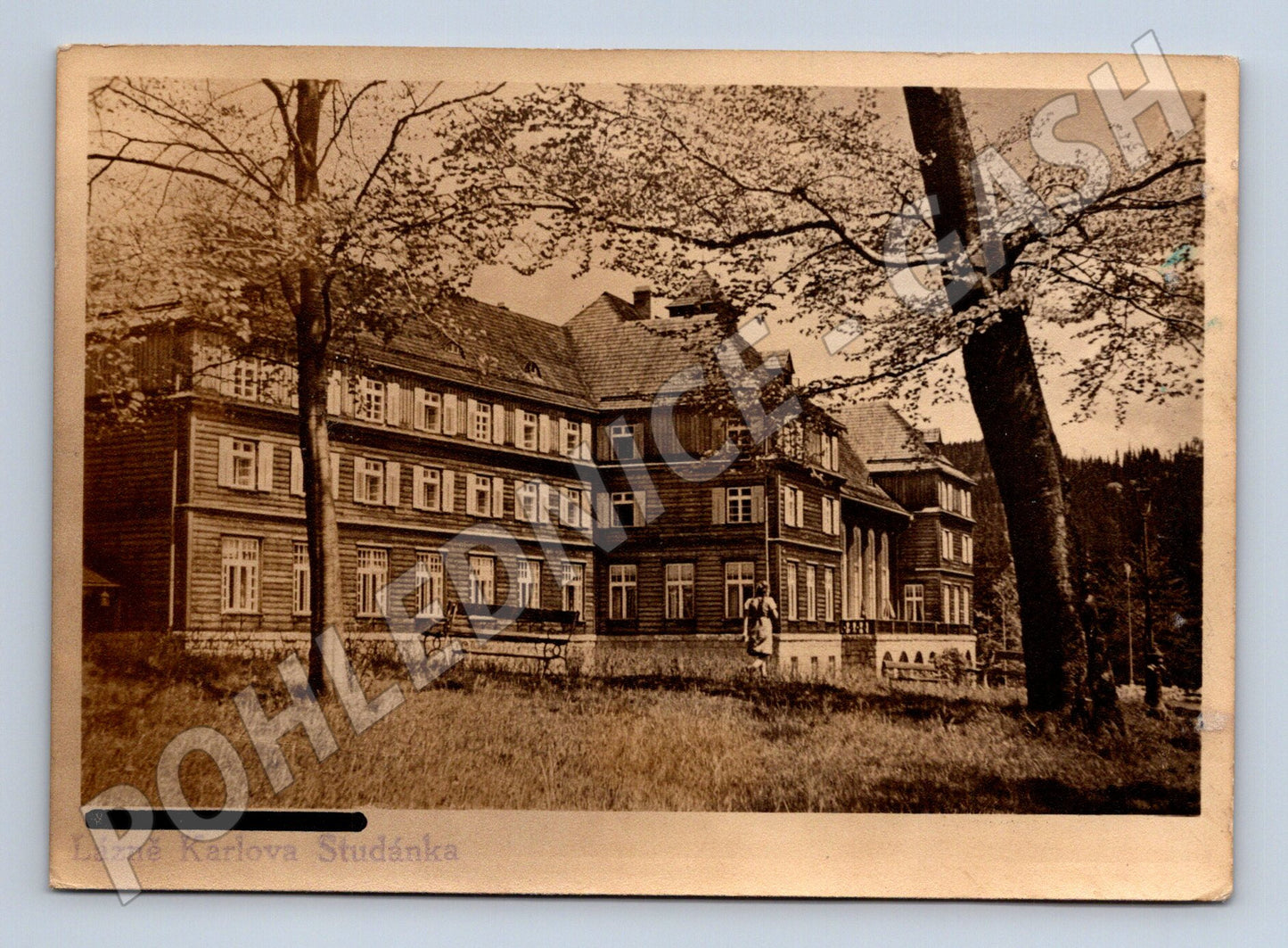 Pohlednice Karlova Studánka lázně 1947 (M32094)