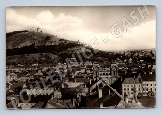 Pohlednice Mikulov panorama se Svatým Kopečkem (M32096)
