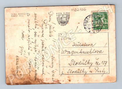 Pohlednice Česká Kamenice náměstí Míru 193X (M32106)