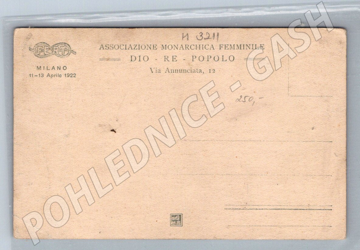 Pohlednice VITTORIO EMANUEL III (M3211)