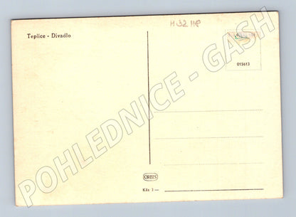 Pohlednice Teplice Divadlo (M32118)