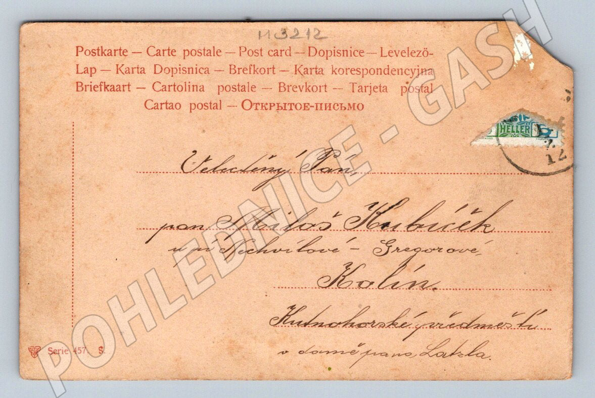 Pohlednice vojenský tábor u Benátek historická (M3212)