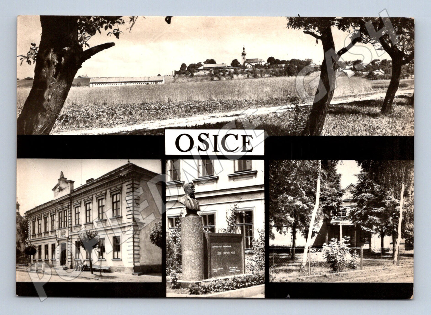 Pohlednice Osice více záběrů 1966 (M32120)