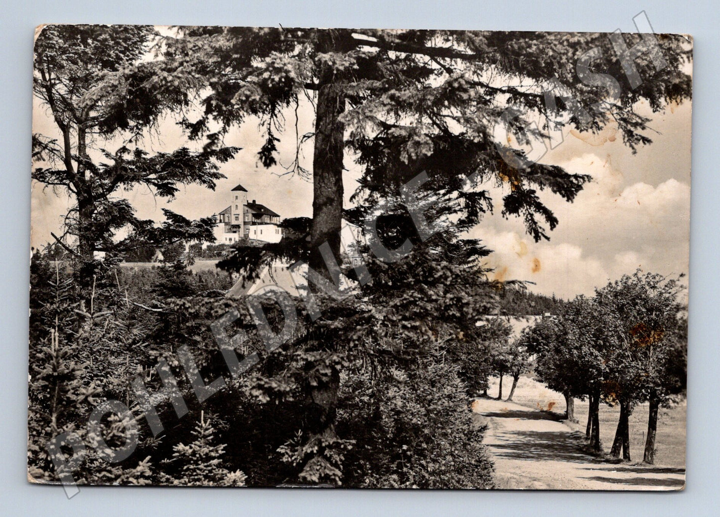Pohlednice Krušné hory Komáří Vížka 1957 (M32123)