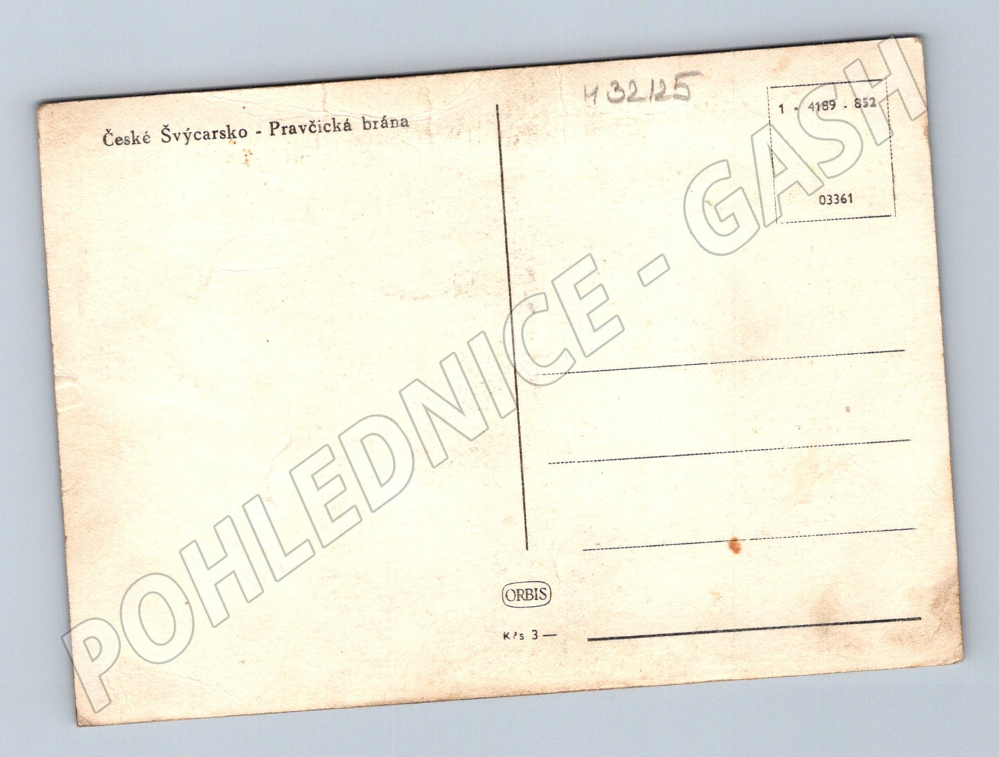 Pohlednice Pravčická brána České Švýcarsko (M32125)