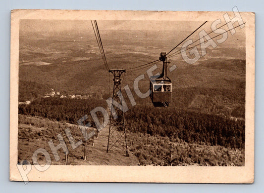 Pohlednice Krkonoše Janské Lázně lanovka na Černou horu (M32130)