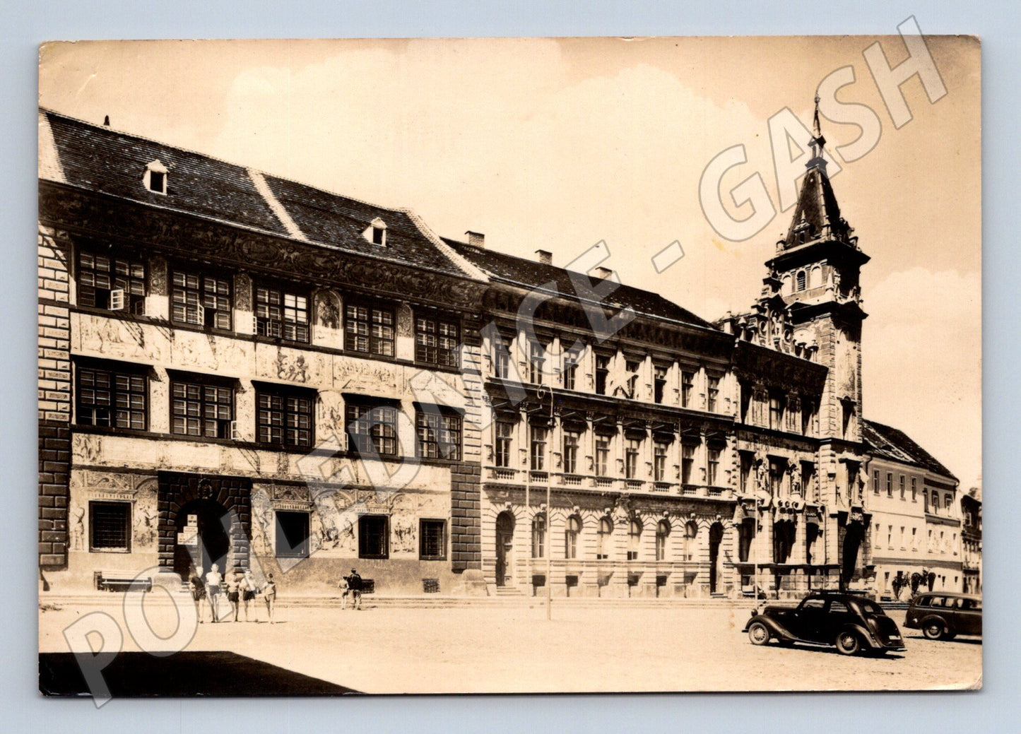 Pohlednice Prachatice Stará a Nová radnice 1930 (M32135)