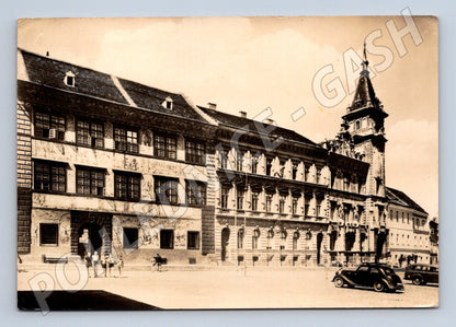 Pohlednice Prachatice Stará a Nová radnice 1930 (M32135)