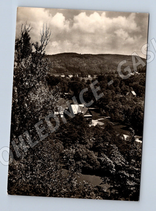 Pohlednice Zlenice Sázavka osada a chata 1967 (M32150)