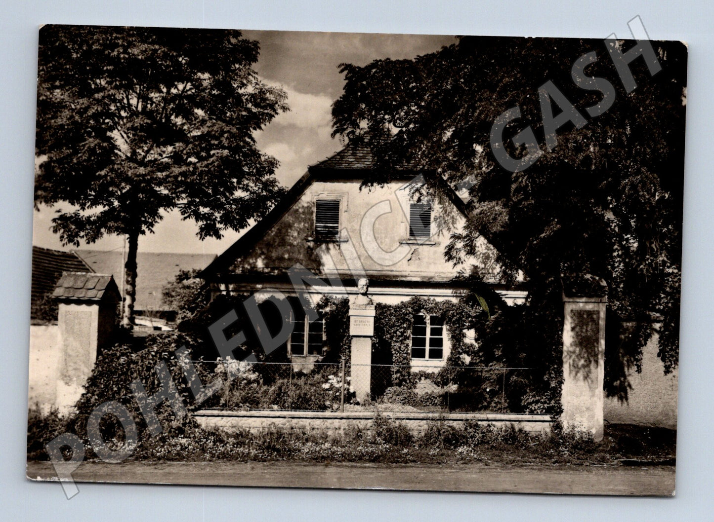 Pohlednice Obříství Smetanův dům před 1950 (M32154)