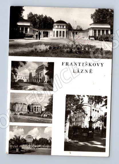 Pohlednice Františkovy Lázně různé pohledy (M32155)