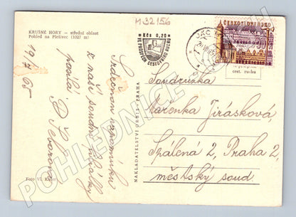 Pohlednice Krušné Hory Plešivec 1965 (M32156)