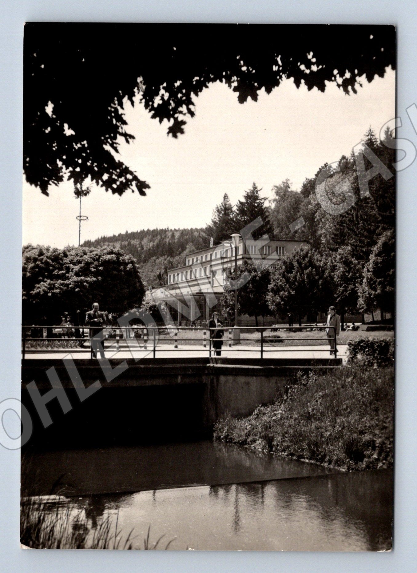 Pohlednice Luhačovice Společenský dům 1964 (M32157)