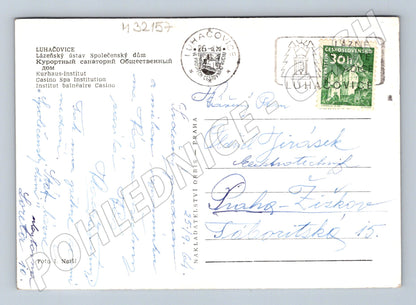 Pohlednice Luhačovice Společenský dům 1964 (M32157)