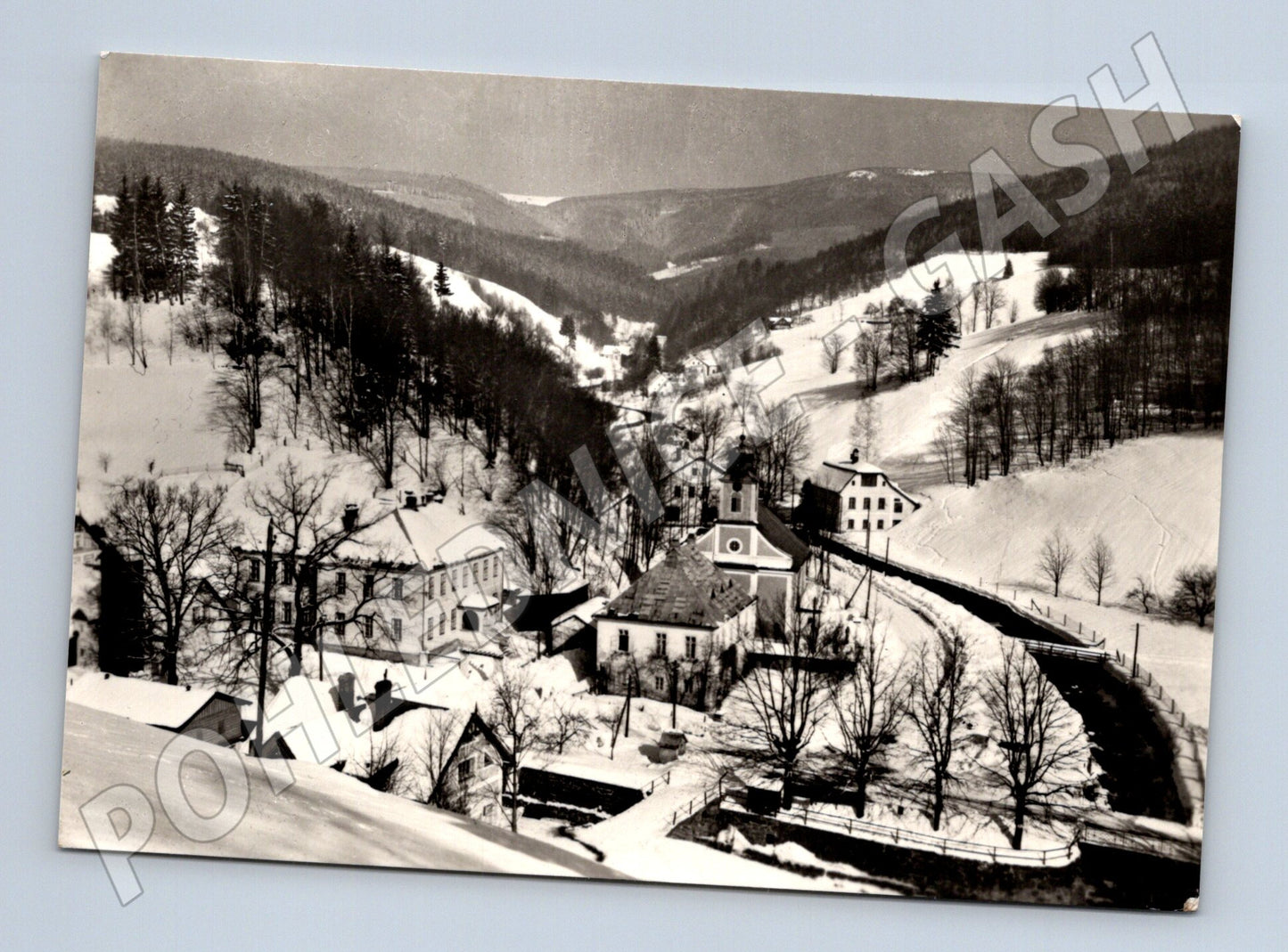 Pohlednice Krkonoše Dolní Dvůr zimní krajina (M32160)