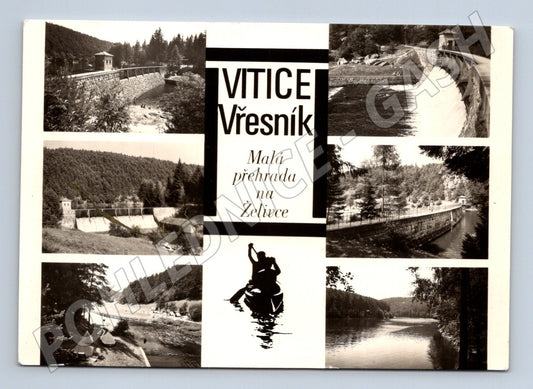 Pohlednice Vítice Vřesník Malá přehrada Želivka 1959 (M32161)