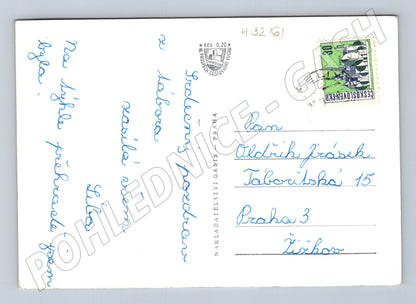 Pohlednice Vítice Vřesník Malá přehrada Želivka 1959 (M32161)