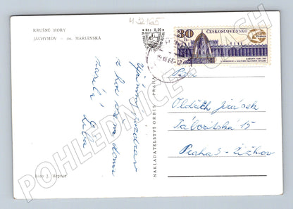 Pohlednice Jáchymov Mariánská Krušné Hory 1960 (M32165)