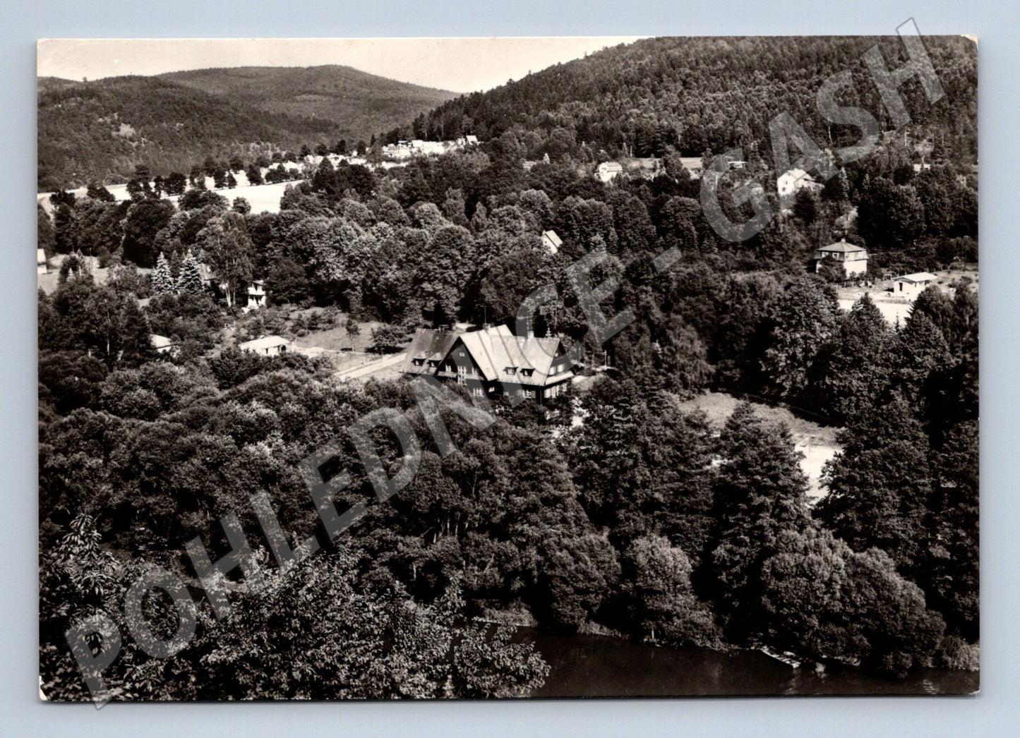 Pohlednice Čtyřkoly Lštění Zlenice Sázava 1949 (M32172)