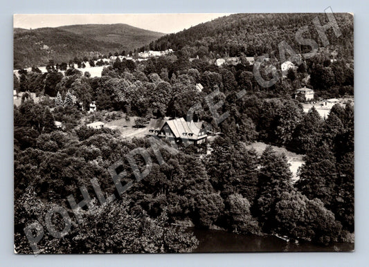 Pohlednice Čtyřkoly Lštění Zlenice Sázava 1949 (M32172)