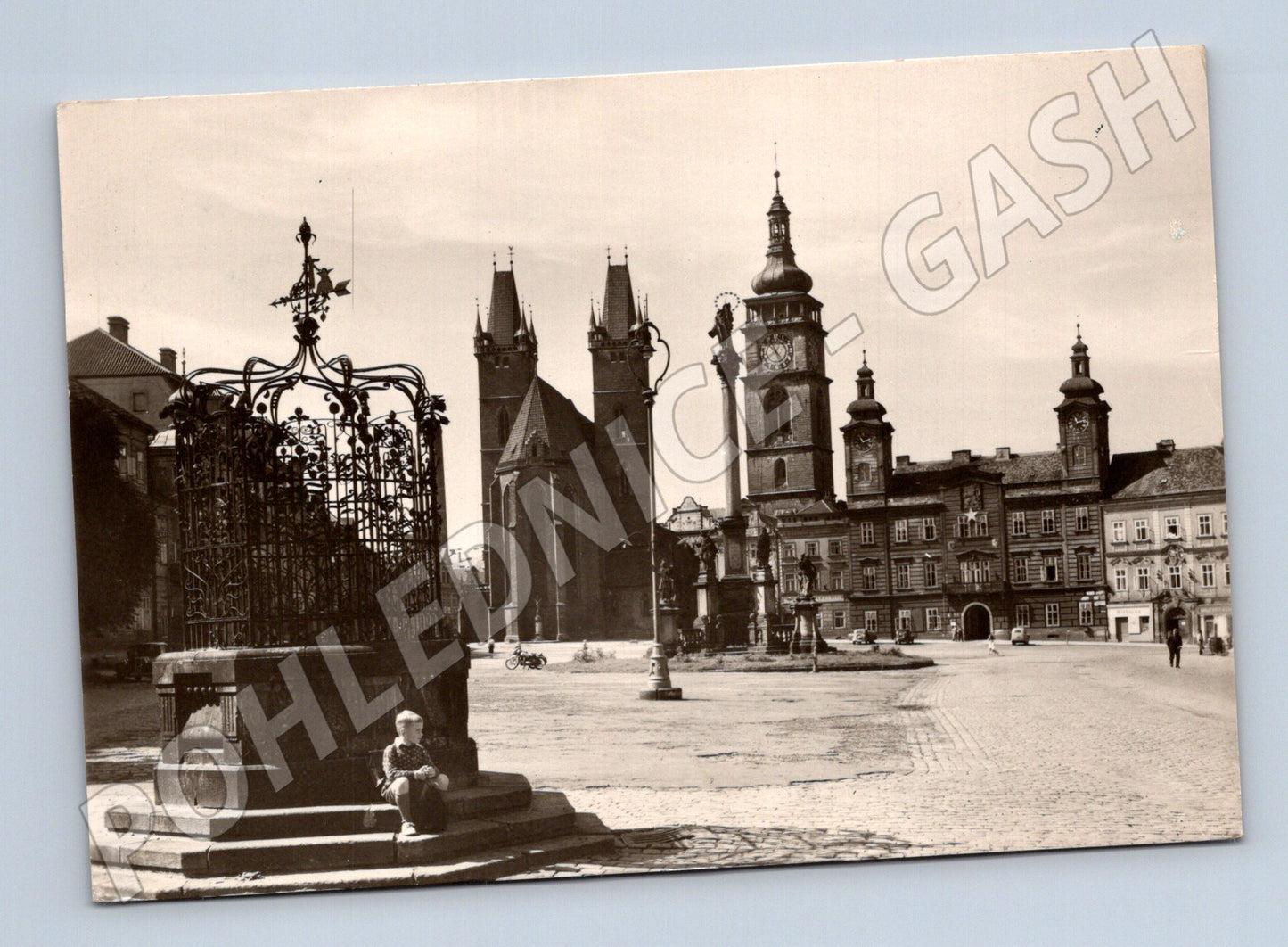 Pohlednice Hradec Králové Žižkovo náměstí 1957 (M32178)