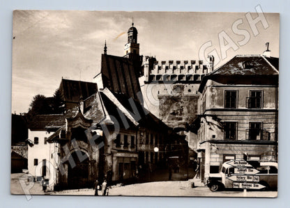 Pohlednice Prachatice Dolní brána a náměstí po 1945 (M32179)