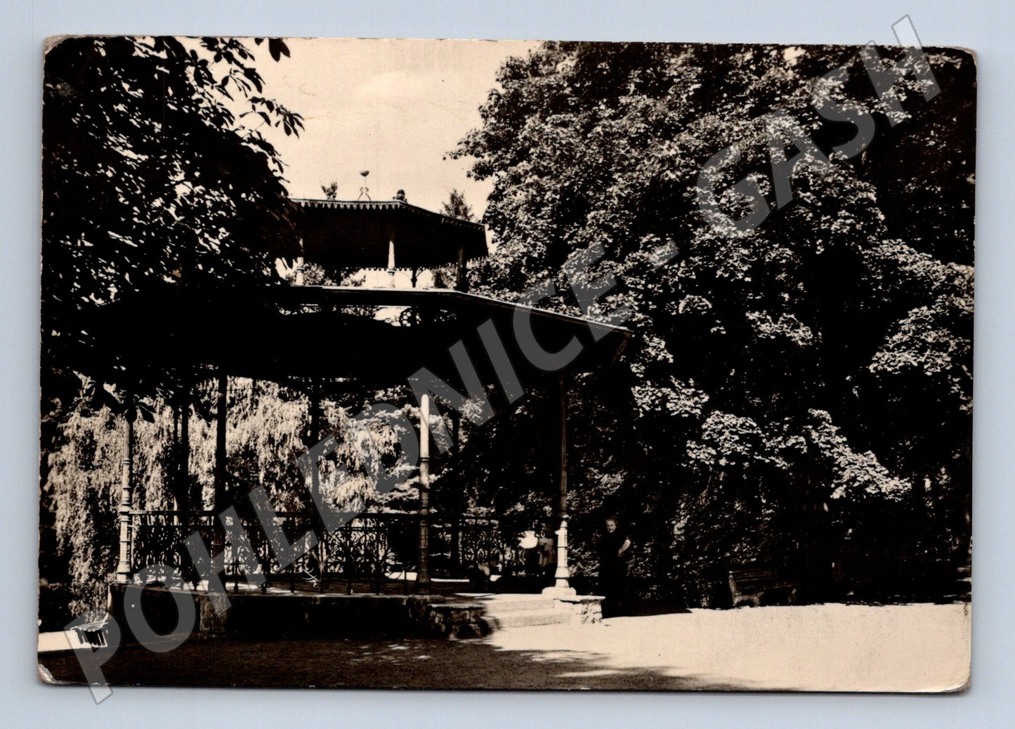 Pohlednice Česká Lípa Stalinovy sady altán (M32182)