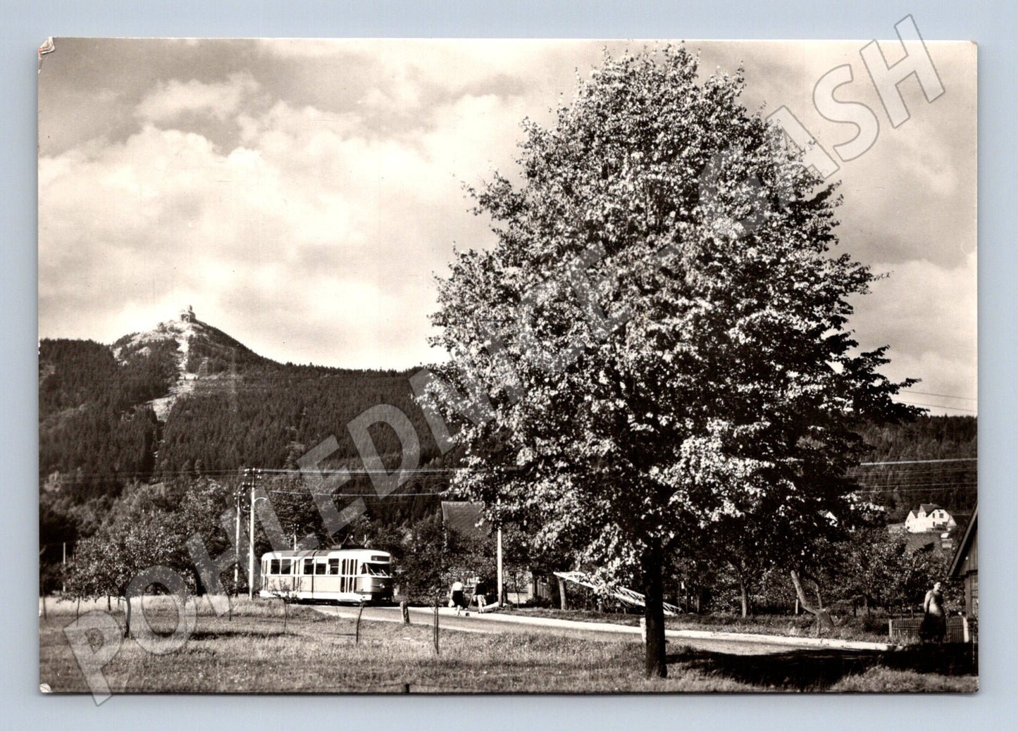 Pohlednice Liberec tramvaj Ještěd 1960 (M32195)