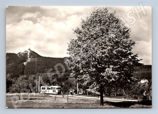 Pohlednice Liberec tramvaj Ještěd 1960 (M32195)