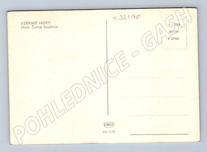 Pohlednice Jizerské hory chata Černá Studnice zima (M32198)