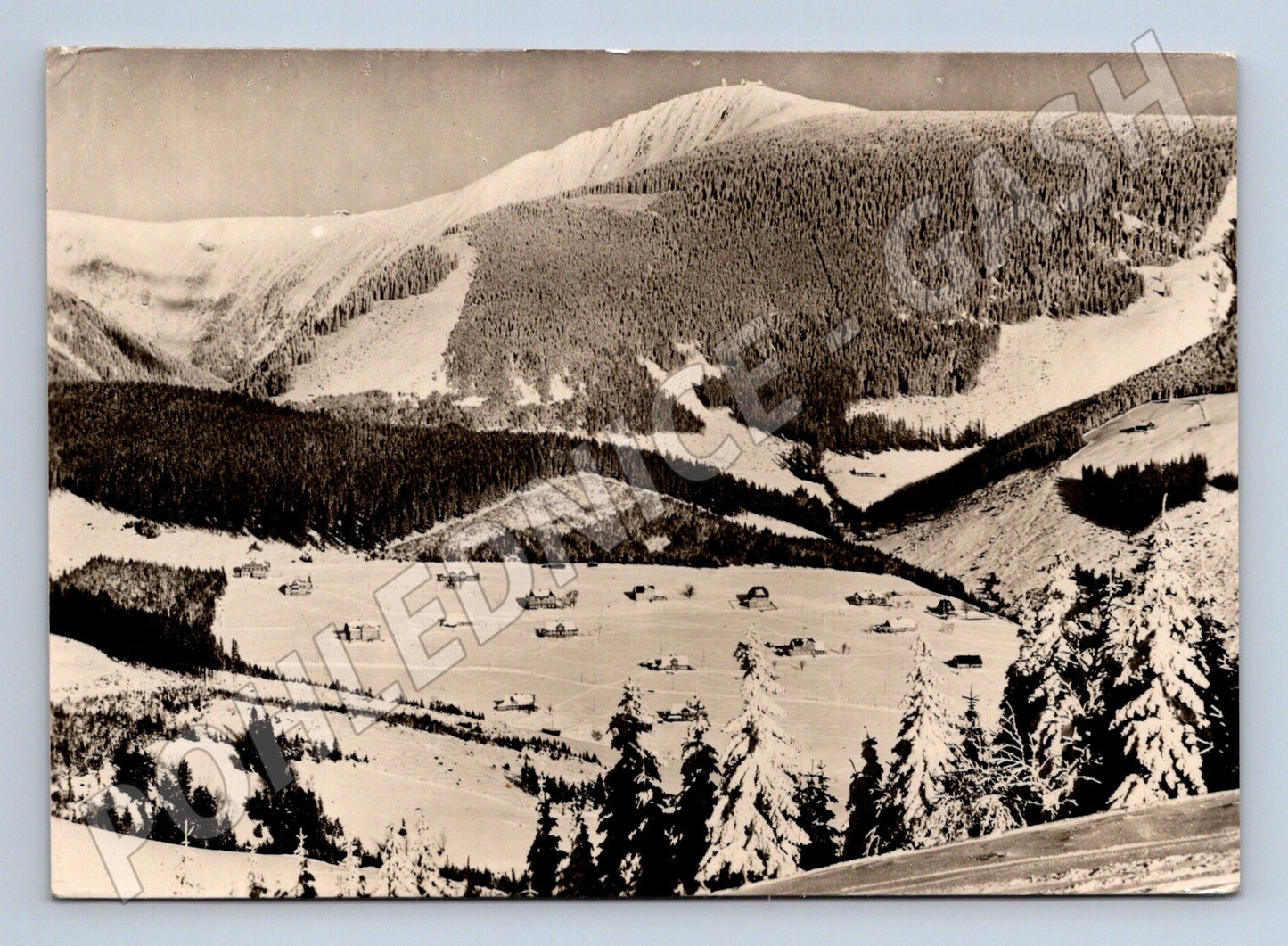 Pohlednice Pec pod Sněžkou Krkonoše 1957 (M32200)