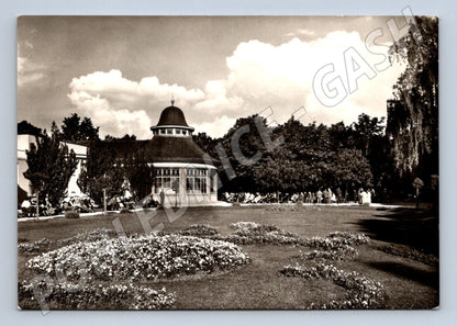 Pohlednice Poděbrady Lázeňský sad hudební pavilon 1967 (M32203)