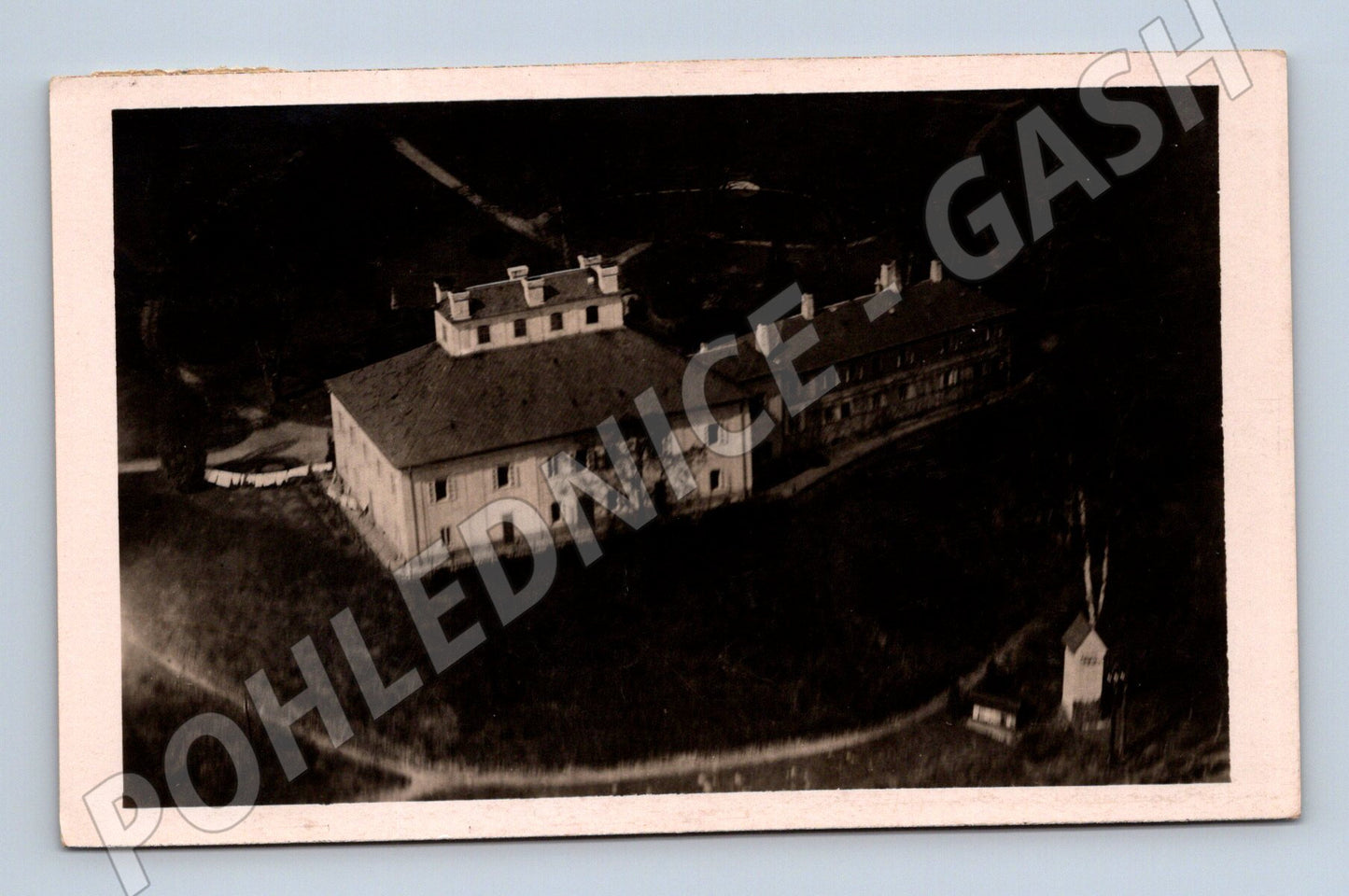 Pohlednice Ratibořice u České Skalice zámek 1931 (M3221)