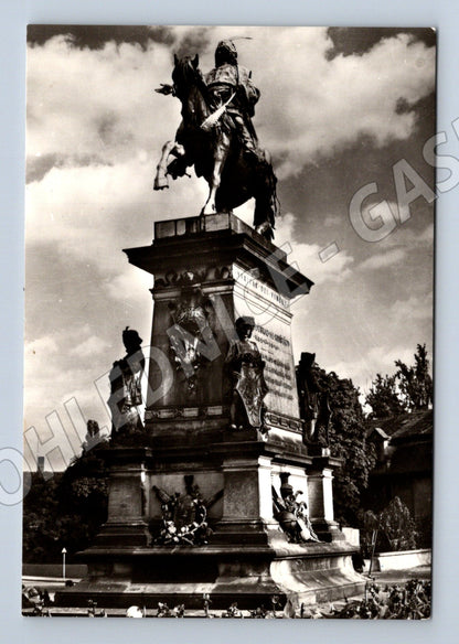 Pohlednice Poděbrady Socha krále Jiřího 1987 (M32215)