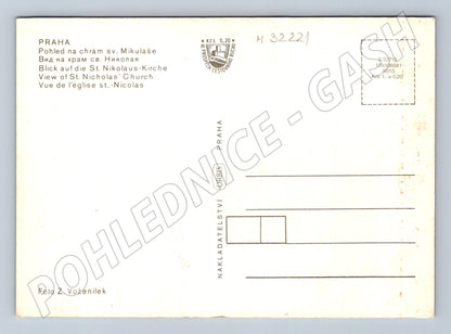 Pohlednice Praha Chrám sv. Mikuláše (M32221)
