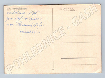 Pohlednice Praha Staroměstské náměstí 1945 (M32232)