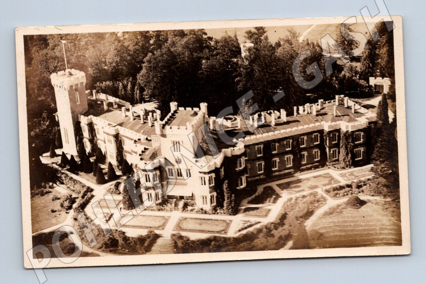 Pohlednice zámek Hrádek u Nechanic 1924 (M3224)