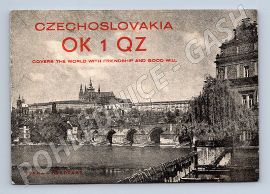 Pohlednice Praha Hradčany QSL OK 1 QZ (M32244)