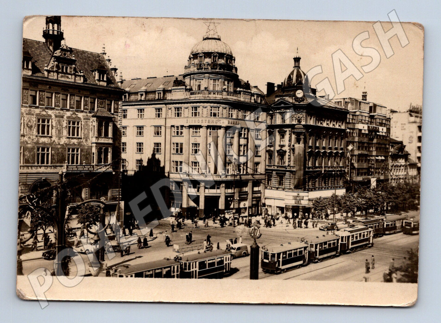 Pohlednice Praha Václavské náměstí 1956 (M32246)
