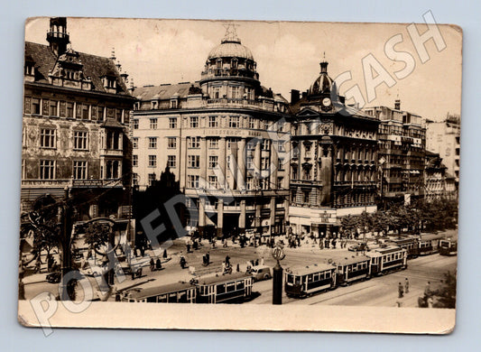 Pohlednice Praha Václavské náměstí 1956 (M32246)