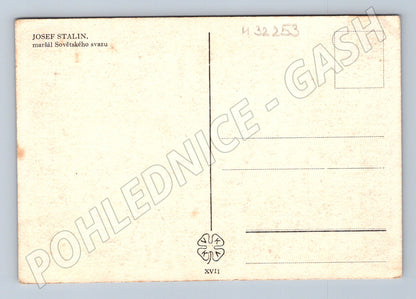 Pohlednice Rusko a SSSR Josef Stalin (M32253)