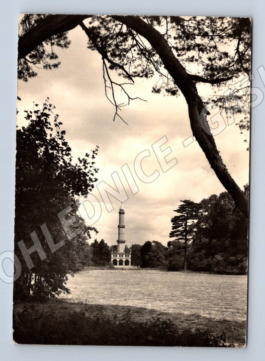 Pohlednice Lednice Minaret v zámeckém parku 1950s (M32263)