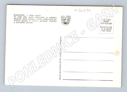 Pohlednice Konopiště státní zámek věž (M32274)