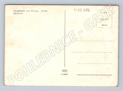 Pohlednice Hluboká nad Vltavou zbrojnice (M32283)