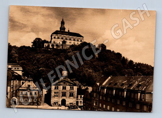 Pohlednice Náchod zámek a radnice 1965 (M32285)